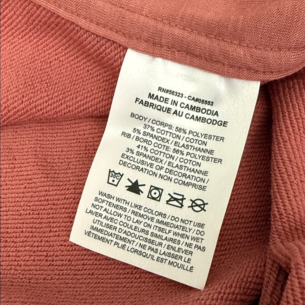 Nike M One Women's Reversible French Terry Pullover Top Sweater Size Large NWT - Picture 9 of 10
